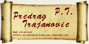 Predrag Trajanović vizit kartica